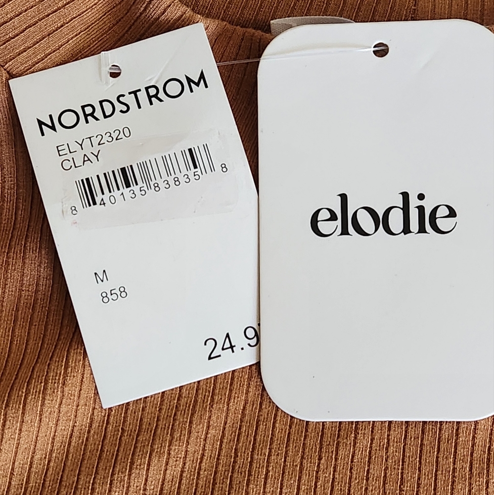 Elodie Ribbed Cut-Out Color Clay Size M - Picture 4 of 10